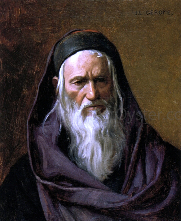 Jean-Leon Gerome Portrait of a Shephardi - Hand Painted Oil Painting