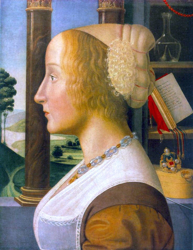 Bastiano Mainardi Portrait of a Woman - Hand Painted Oil Painting