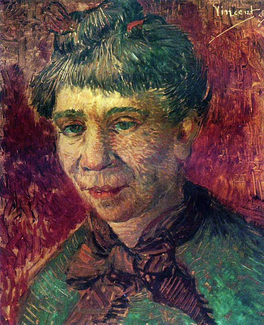 Vincent Van Gogh Portrait of a Woman - Hand Painted Oil Painting