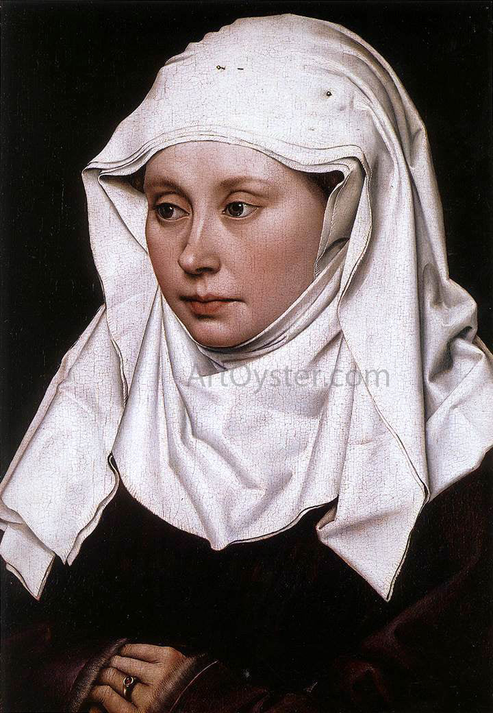 Robert Campin Portrait of a Woman - Hand Painted Oil Painting