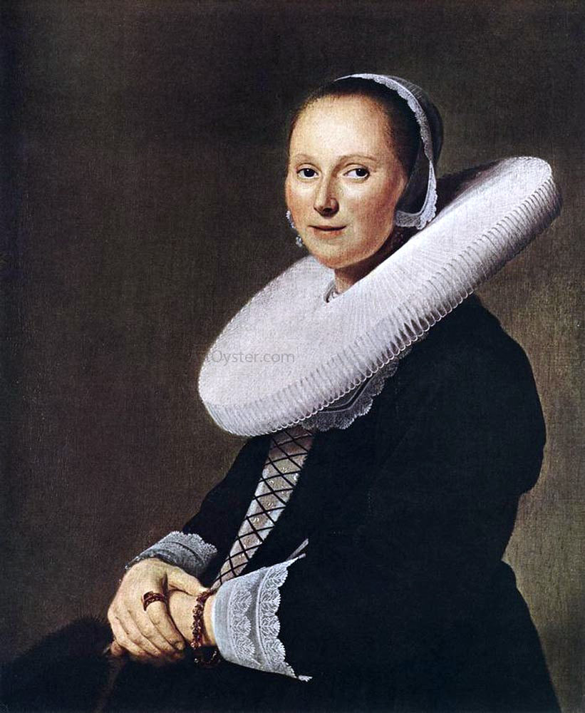  Johannes Cornelisz Verspronck Portrait of a Woman - Hand Painted Oil Painting