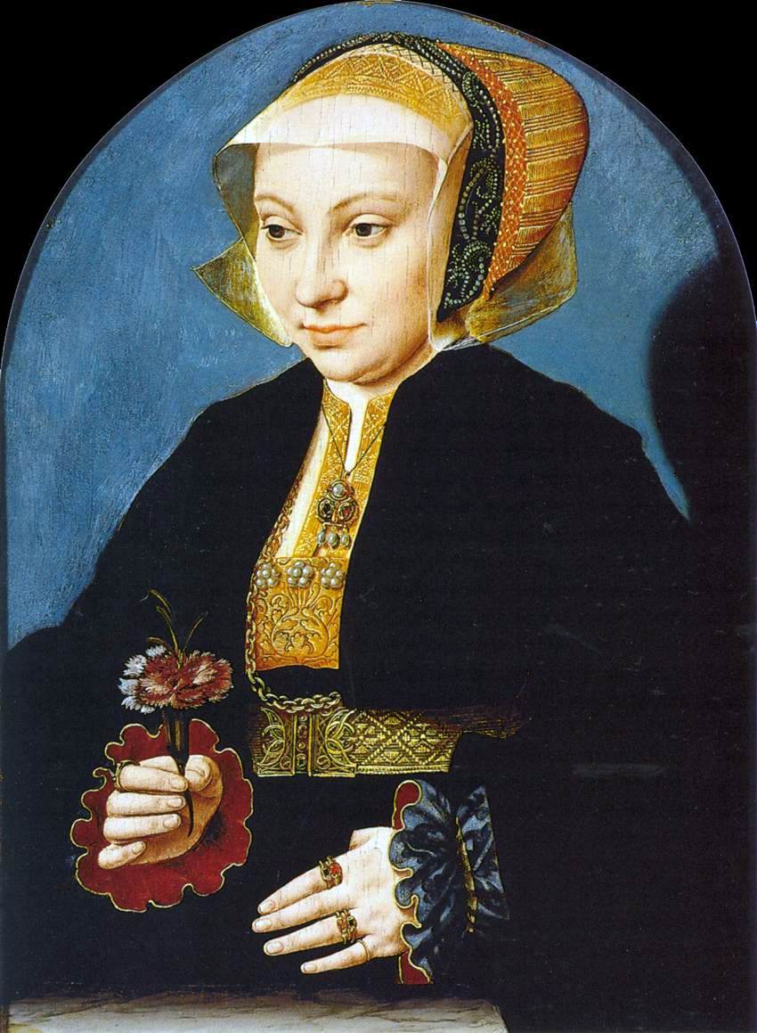 Barthel Bruyn Portrait of a Woman - Hand Painted Oil Painting