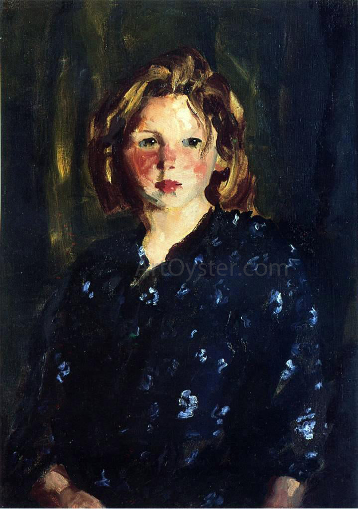 Robert Henri Portrait of a Young Girl - Hand Painted Oil Painting