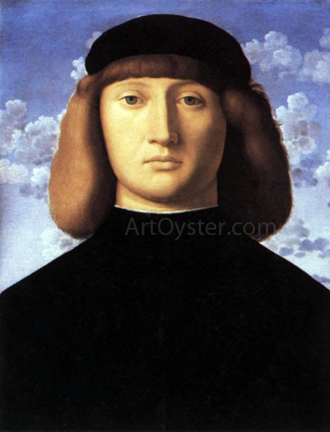 Vincenzo Catena Portrait of a Young Man - Hand Painted Oil Painting