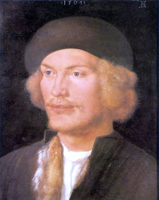 Albrecht Durer Portrait of a Young Man - Hand Painted Oil Painting