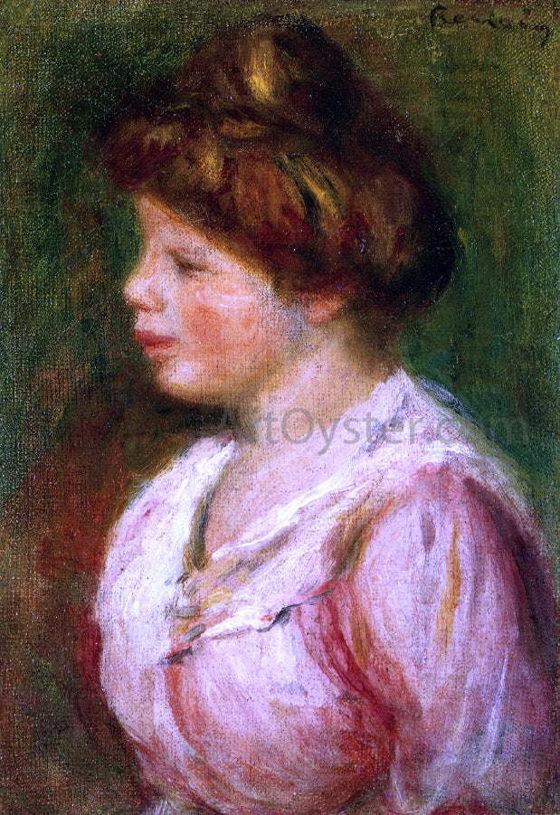 Pierre Auguste Renoir Portrait of a Young Woman - Hand Painted Oil Painting