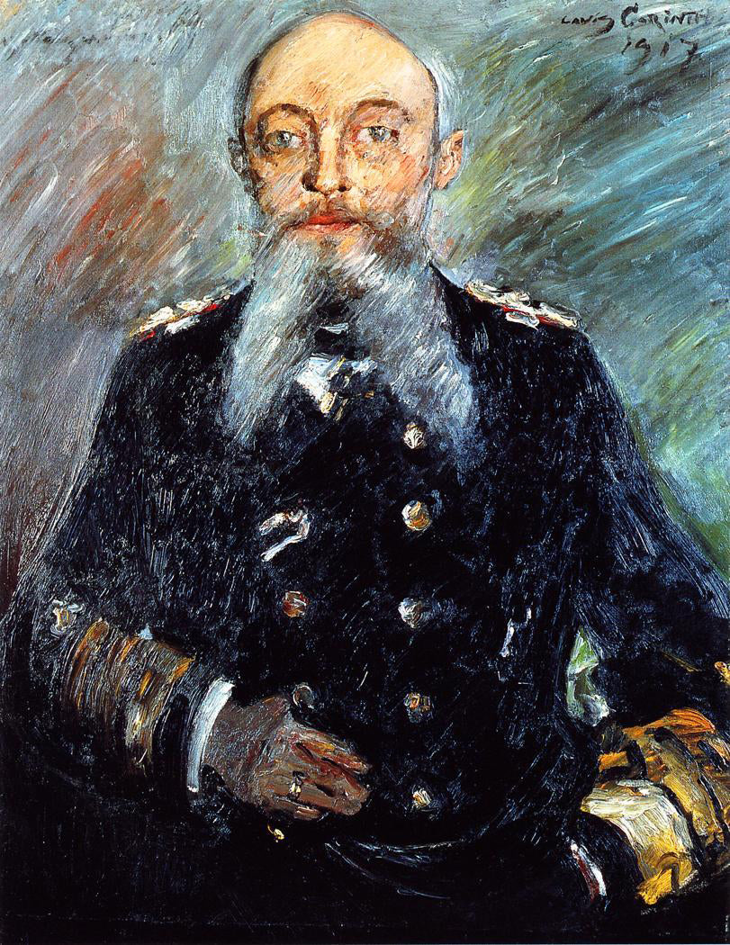 Lovis Corinth Portrait of Admiral Alfred von Tirpitz - Hand Painted Oil Painting