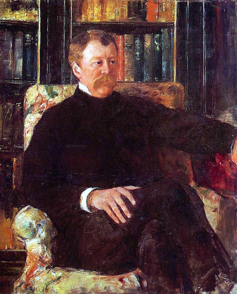 Mary Cassatt Portrait of Alexander J. Cassatt - Hand Painted Oil Painting