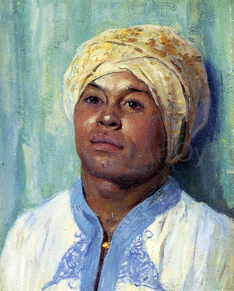 Guy Orlando Rose Portrait of an Algerian - Hand Painted Oil Painting