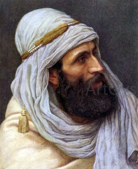 Edith Martineau Portrait of an Arab - Hand Painted Oil Painting