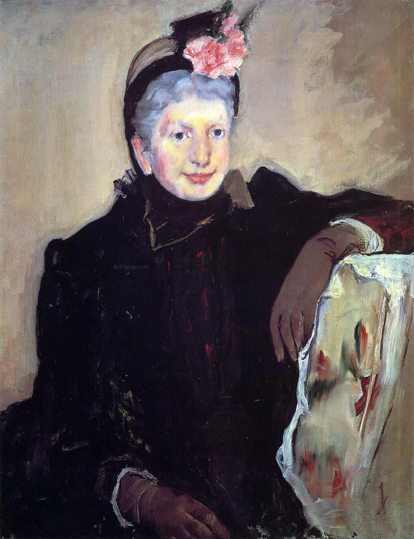 Mary Cassatt Portrait of an Elderly Lady - Hand Painted Oil Painting