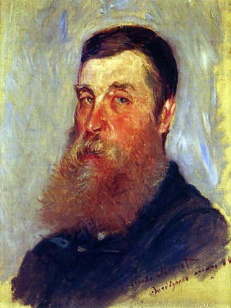  Claude Oscar Monet Portrait of an English Painter, Bordighera - Hand Painted Oil Painting