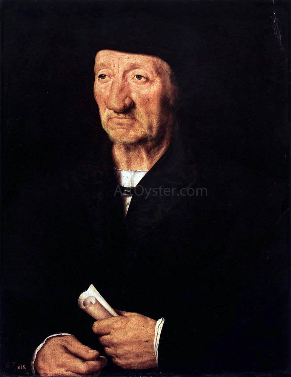  The Younger Hans Holbein Portrait of an Old Man - Hand Painted Oil Painting