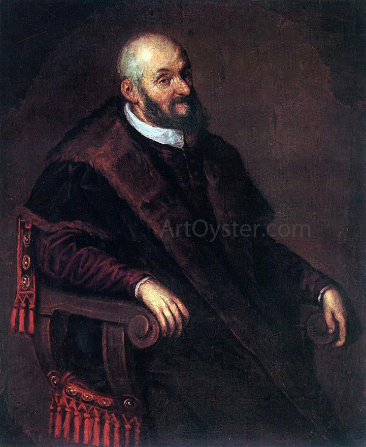 Leandro Bassano Portrait of an Old Man - Hand Painted Oil Painting