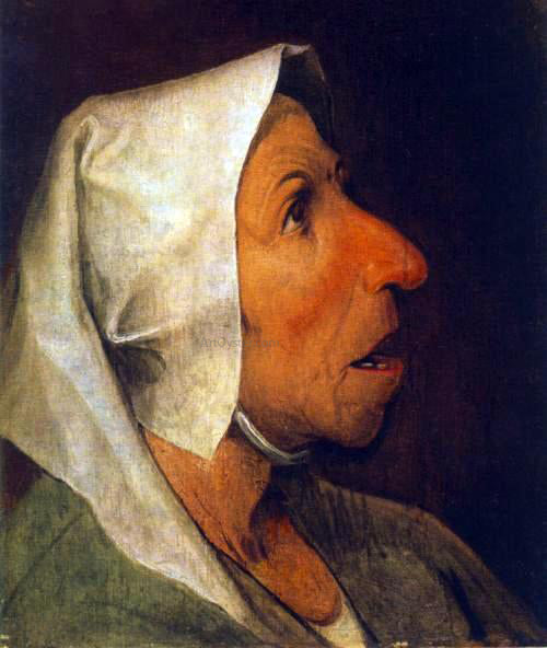 The Elder Pieter Bruegel Portrait of an Old Woman - Hand Painted Oil Painting