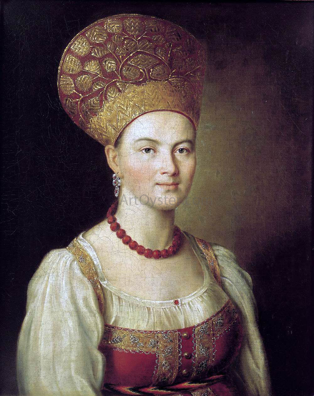 Ivan Petrovich Argunov Portrait of an Unknown Peasant - Hand Painted Oil Painting