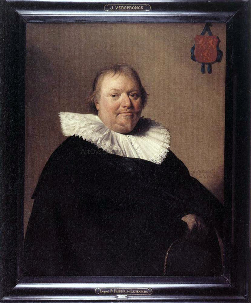 Johannes Cornelisz Verspronck Portrait of Anthonie Charles de Liedekercke - Hand Painted Oil Painting