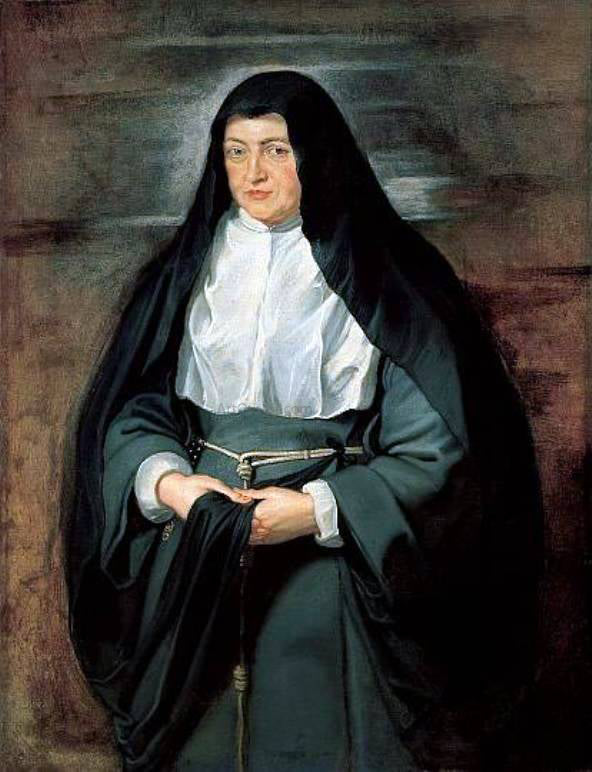 Peter Paul Rubens Portrait of Archduchess Isabella Clara Eugenia - Hand Painted Oil Painting