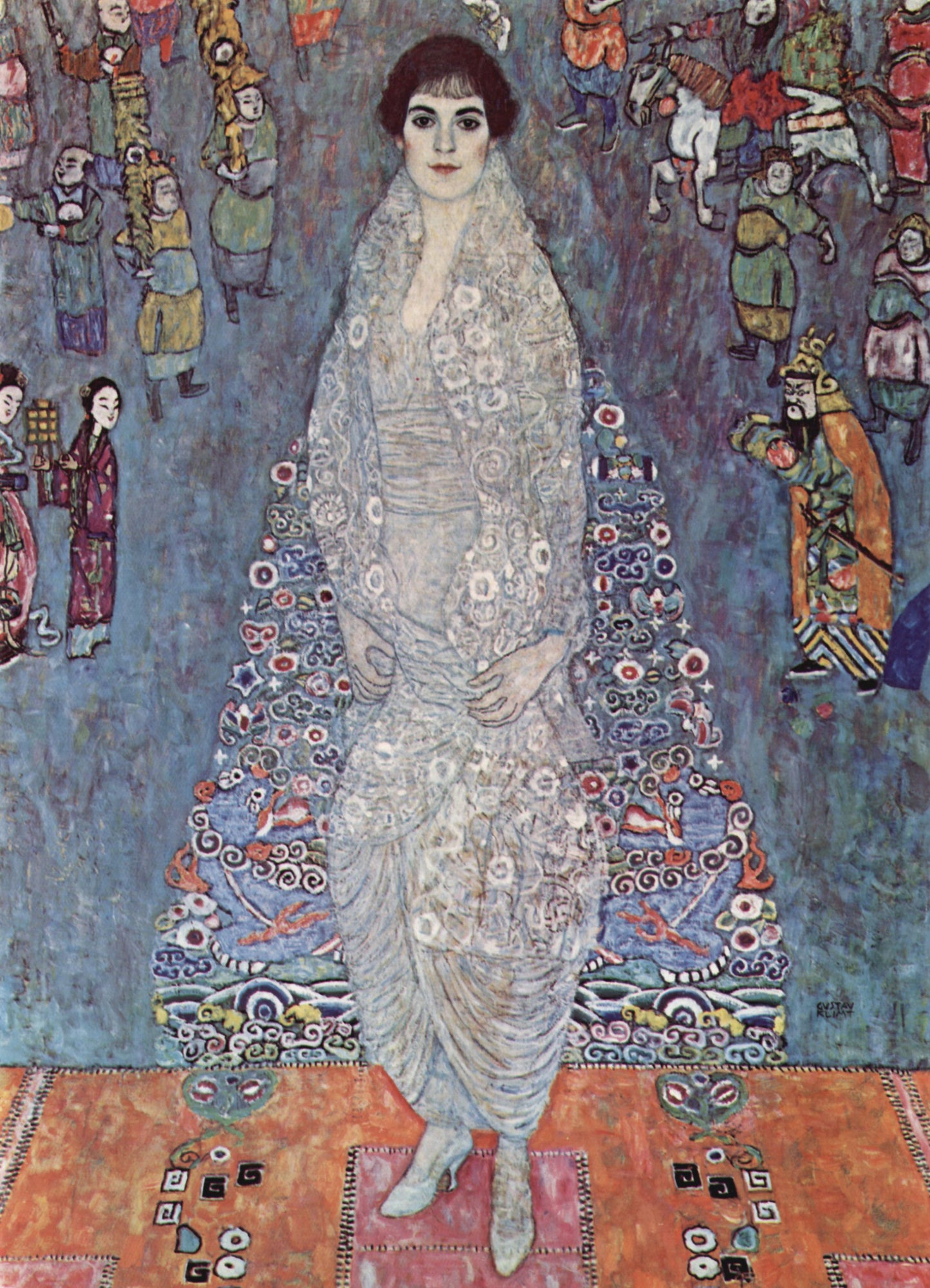Gustav Klimt A Portrait of Baroness Elisabeth Bachofen Echt - Hand Painted Oil Painting