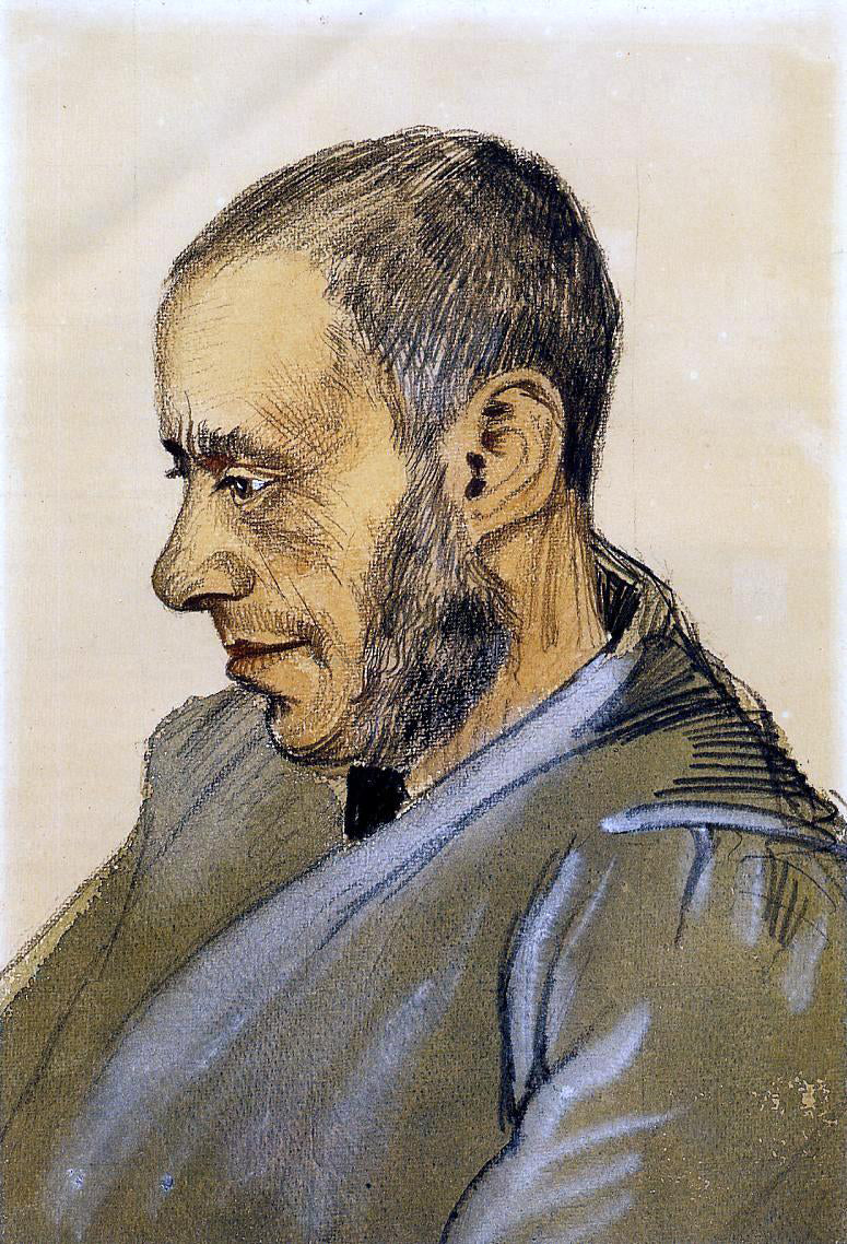  Vincent Van Gogh Portrait of Boekverkoper Blok - Hand Painted Oil Painting