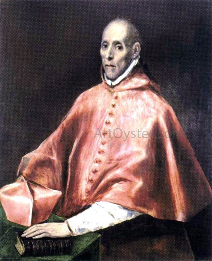  El Greco Portrait of Cardinal Tavera - Hand Painted Oil Painting