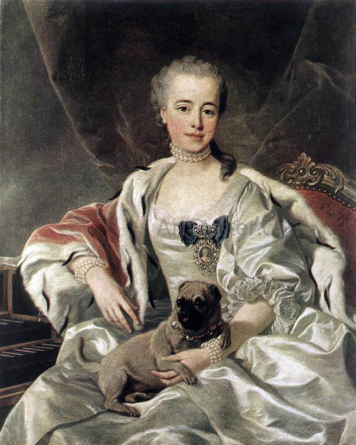Louis Michel Van Loo Portrait of Catherina Golitsyna - Hand Painted Oil Painting