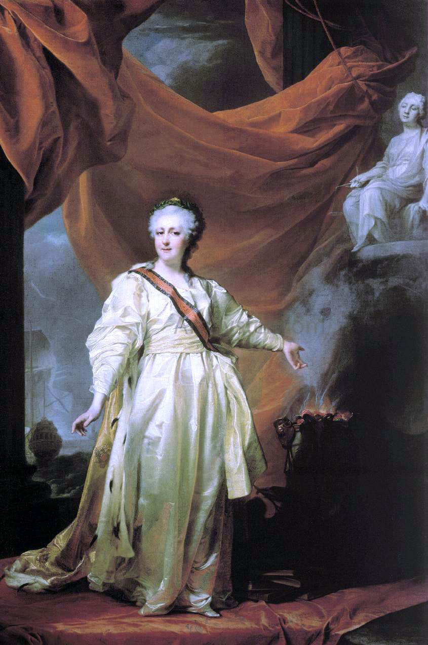 Dmitry Grigorevich Levitsky Portrait of Catherine II - Hand Painted Oil Painting
