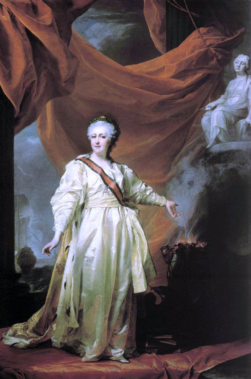  Dmitry Grigorevich Levitsky Portrait of Catherine II - Hand Painted Oil Painting