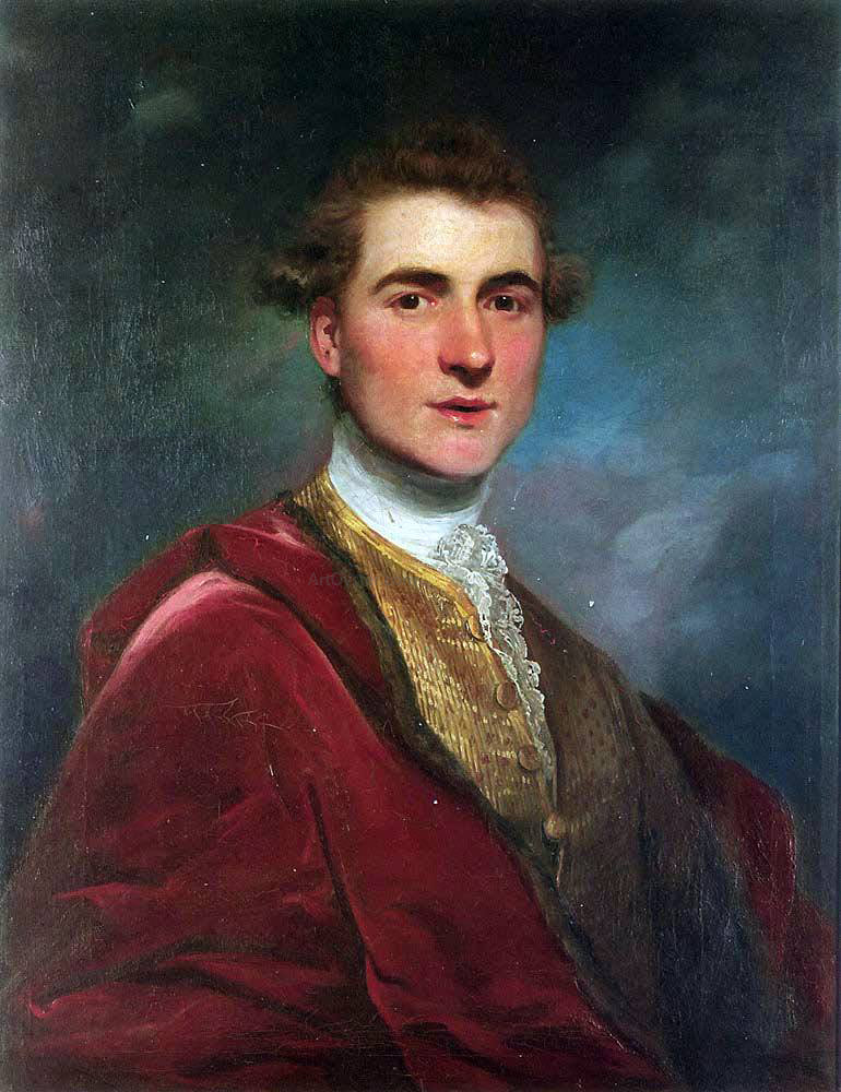 Sir Joshua Reynolds Portrait of Charles Hamilton, 8th Early of Haddington - Hand Painted Oil Painting