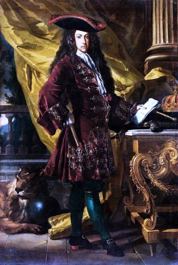  Francesco Solimena Portrait of Charles III of Habsburg - Hand Painted Oil Painting