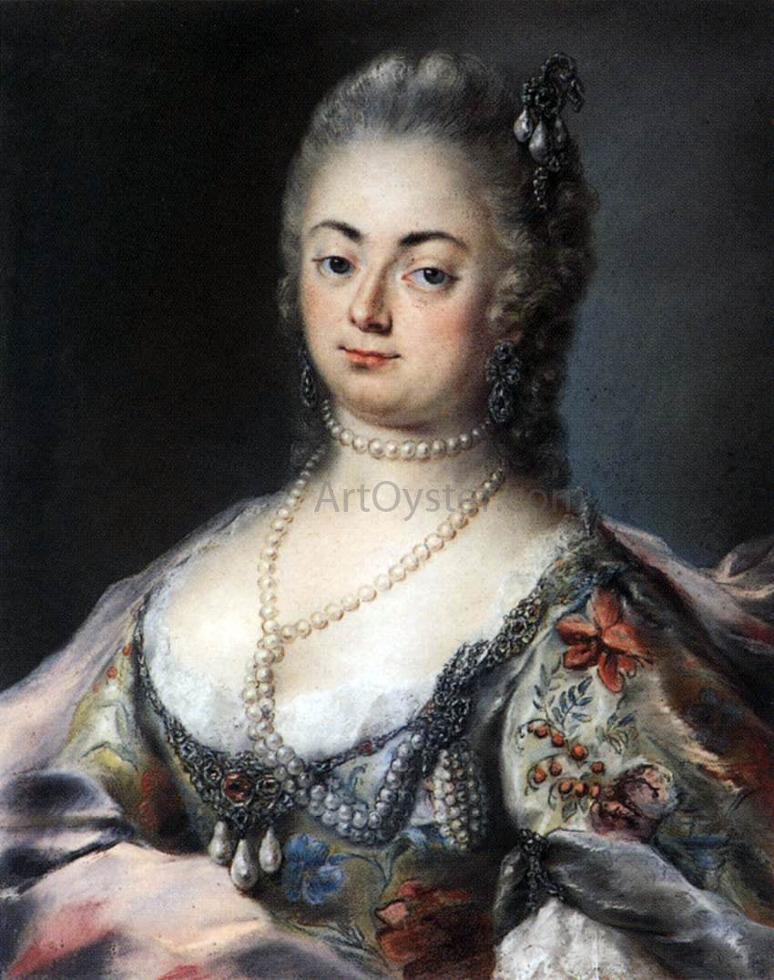 Marianna Carlevaris Portrait of Cornelia Foscolo Balbi - Hand Painted Oil Painting