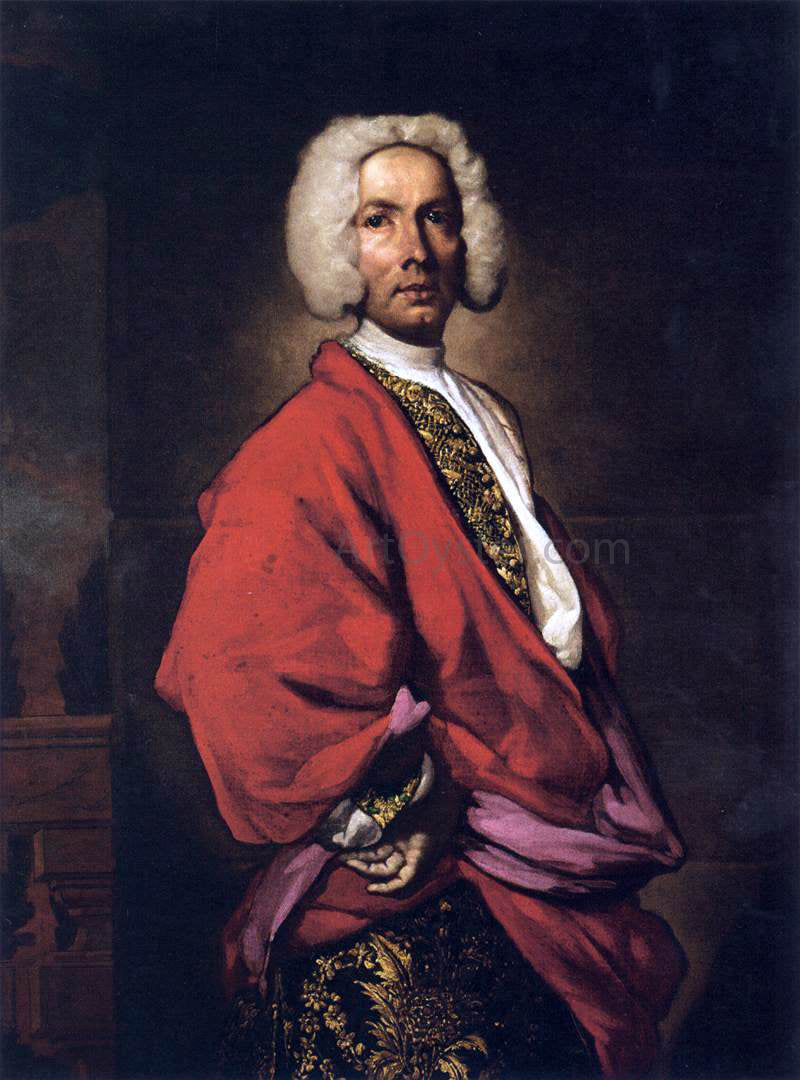 Giuseppe Vittore Fra Galgario Ghislandi Portrait of Count Galeozzo Secco Suardo (1681-1733) - Hand Painted Oil Painting