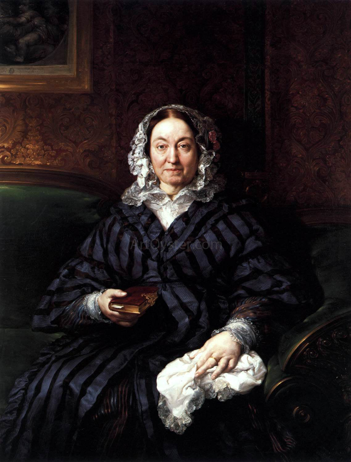 Vicente Lopez Y Portana Portrait of Dona Francisca de la Gandara - Hand Painted Oil Painting