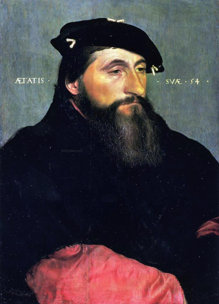 The Younger Hans Holbein Portrait of Duke Antony the Good of Lorraine - Hand Painted Oil Painting
