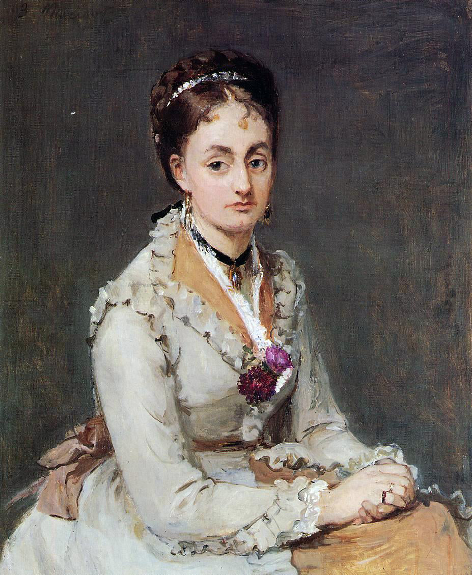 Berthe Morisot Portrait of Edma - Hand Painted Oil Painting