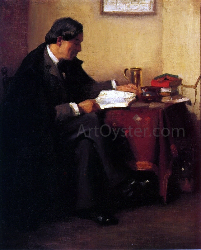 William Merritt Chase Portrait of Elbert Hubbard (also known as The Roycrafter) - Hand Painted Oil Painting