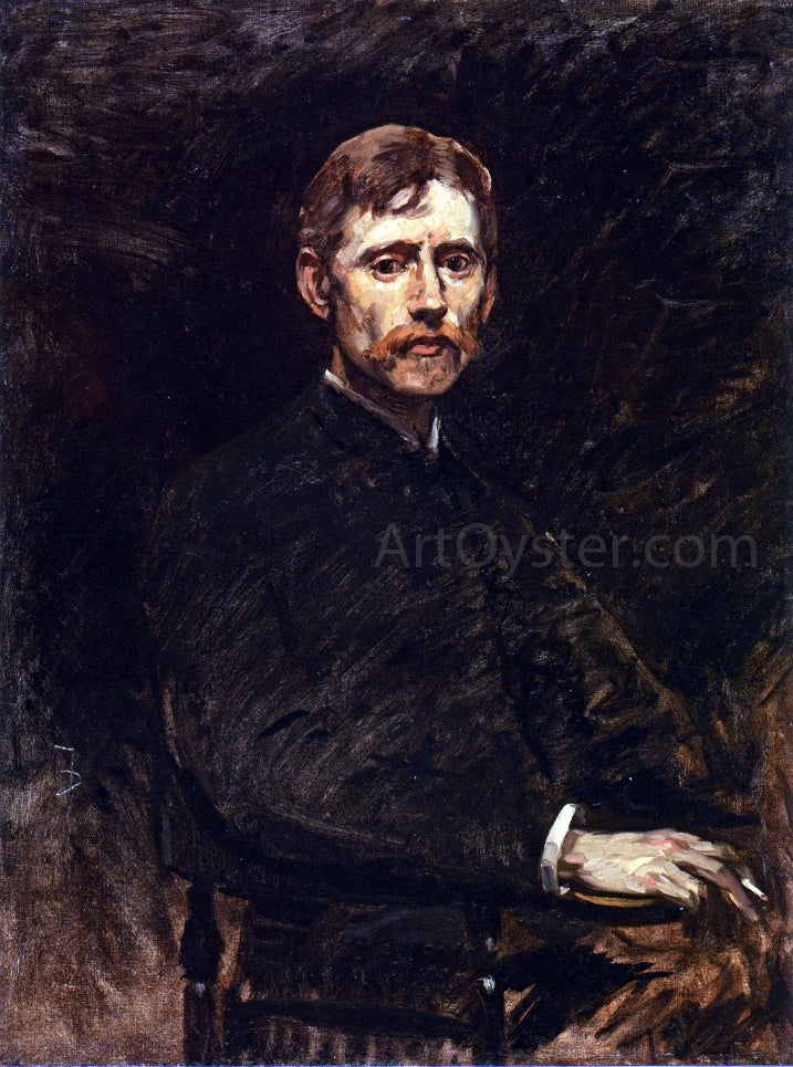 Frank Duveneck Portrait of Emil Carlson - Hand Painted Oil Painting
