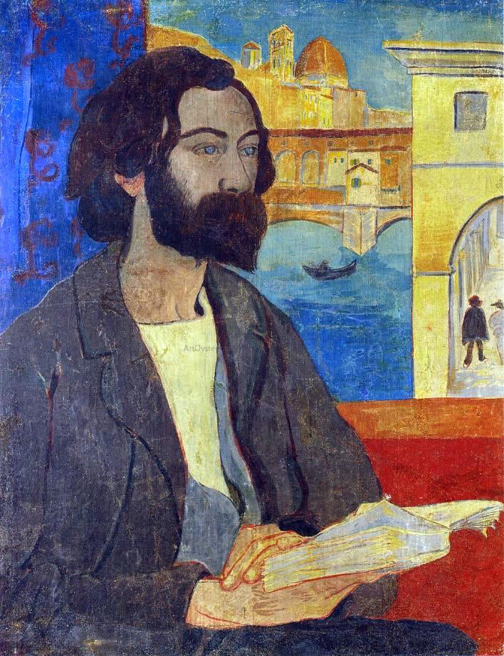  Paul Serusier Portrait of Emile Bernard at Florence - Hand Painted Oil Painting