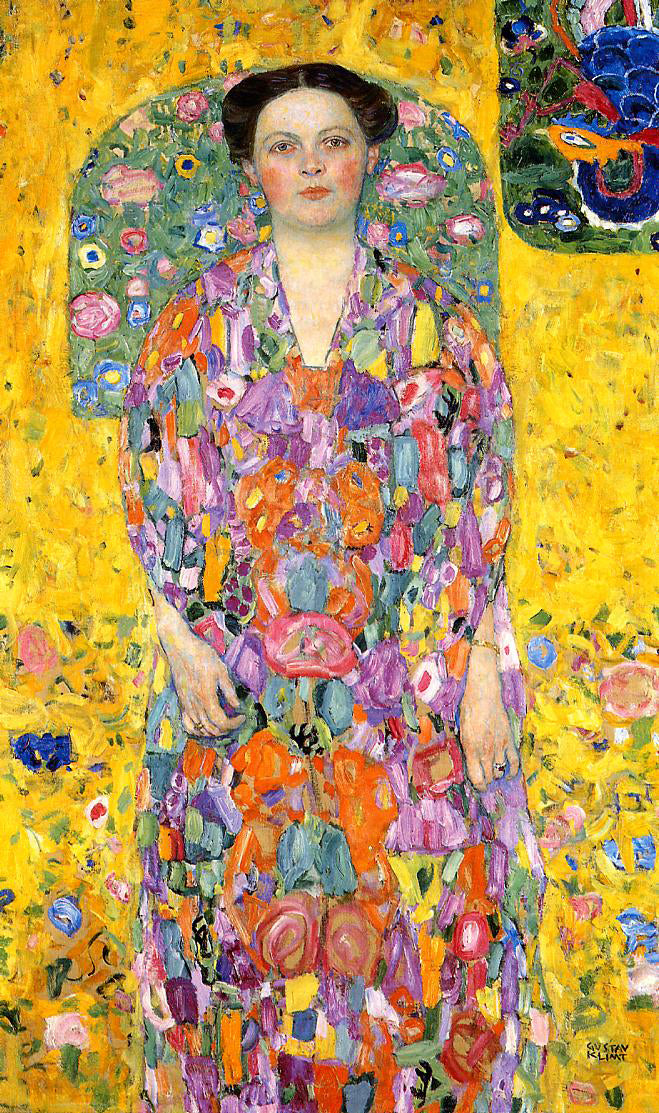 Gustav Klimt Portrait of Eugenia Primavesi - Hand Painted Oil Painting