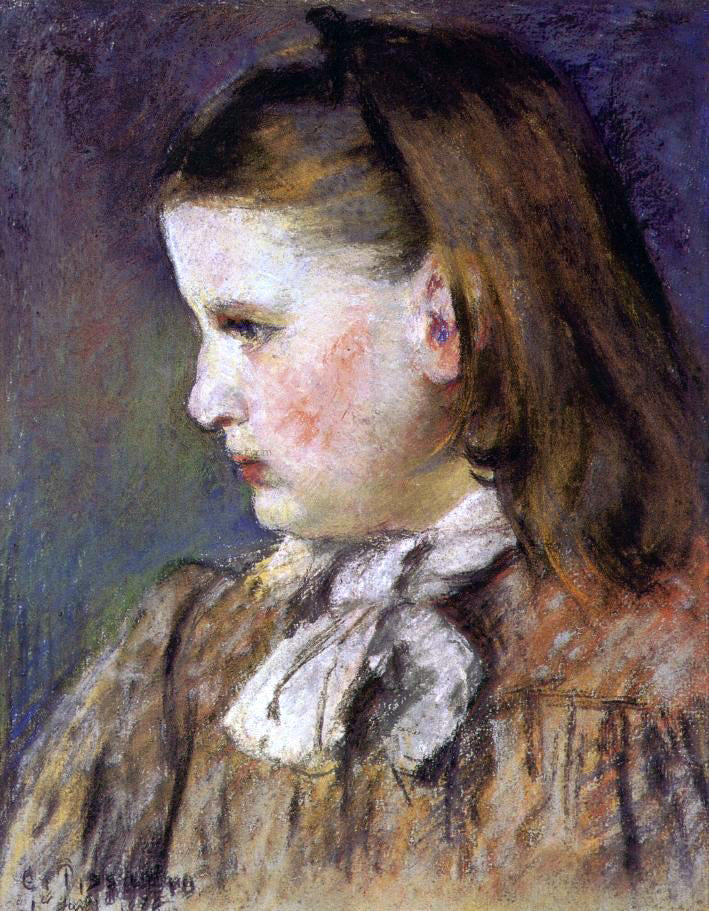 Camille Pissarro Portrait of Eugenie Estruc - Hand Painted Oil Painting