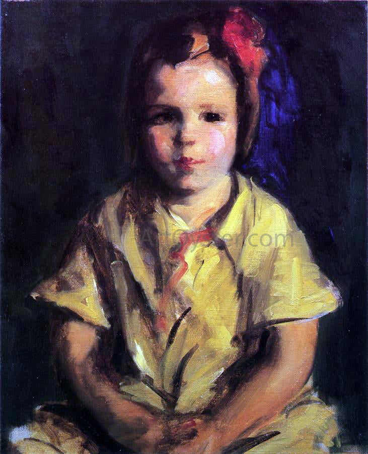 Robert Henri Portrait of Faith - Hand Painted Oil Painting
