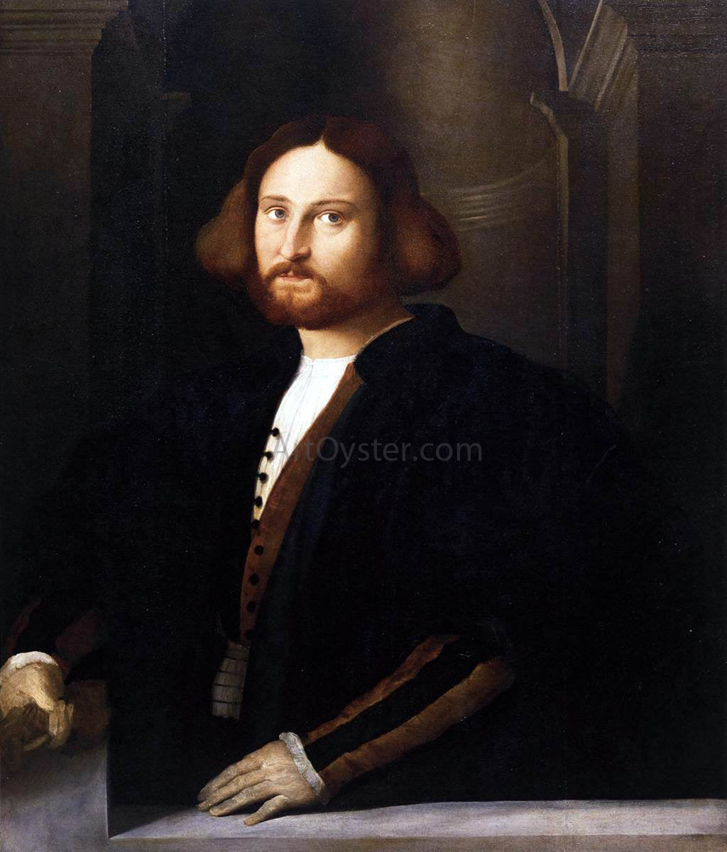 Palma Vecchio Portrait of Francesco Querini - Hand Painted Oil Painting