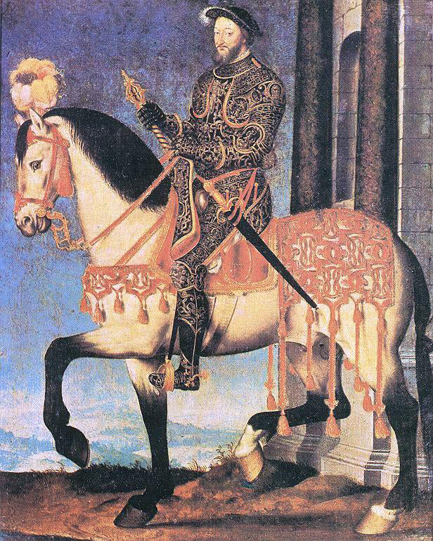 Francois Clouet Portrait of Francis I, King of France - Hand Painted Oil Painting