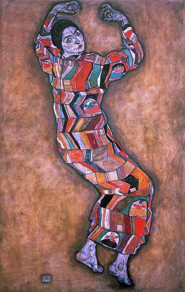 Egon Schiele Portrait of Friederike Maria Beer - Hand Painted Oil Painting