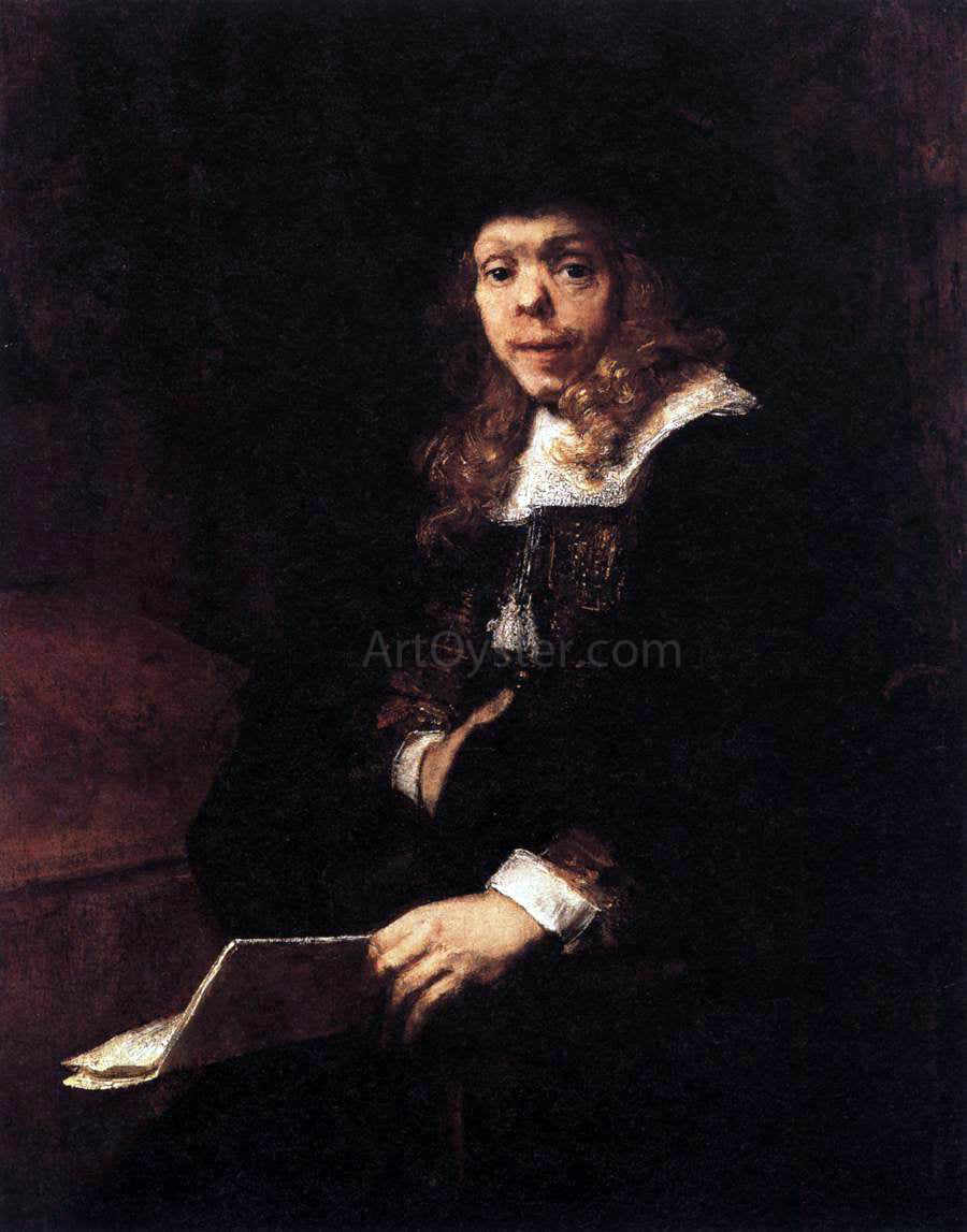 Aert De Gelder Portrait of Gerard de Lairesse - Hand Painted Oil Painting