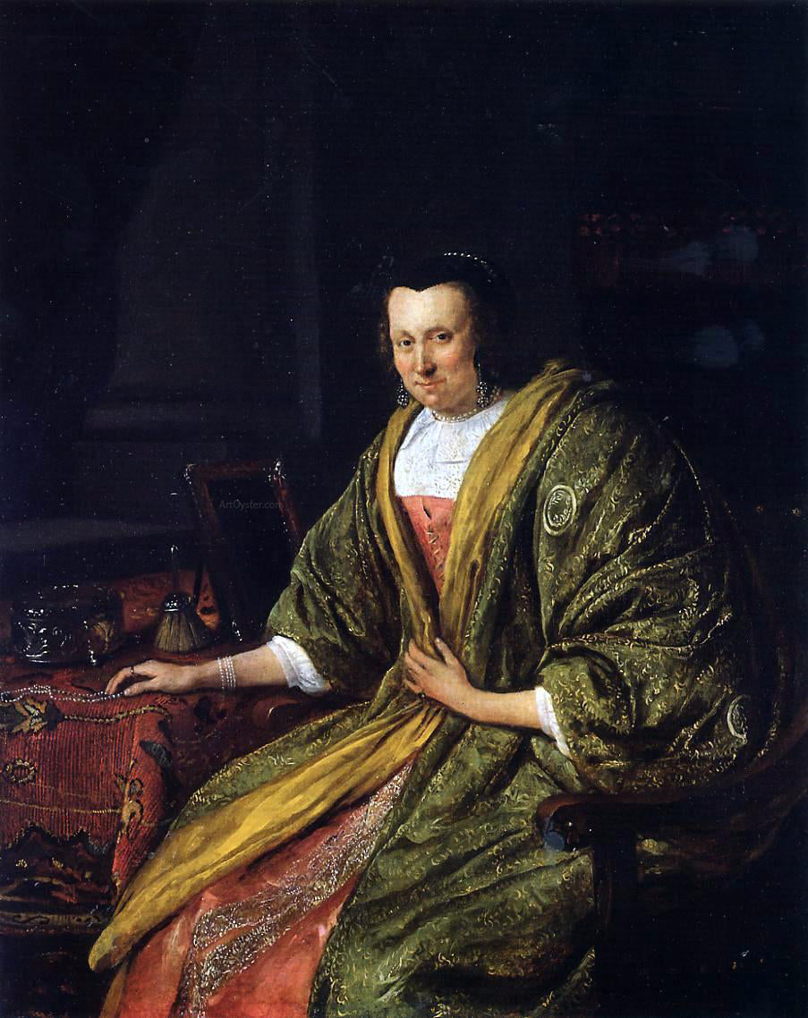 Jan Steen Portrait of Geertruy Gael, Second Wife of Gerrit Gerritsz Schouten - Hand Painted Oil Painting