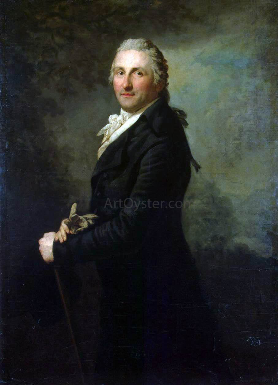 Anton Graff Portrait of George Leopold de Gogul - Hand Painted Oil Painting