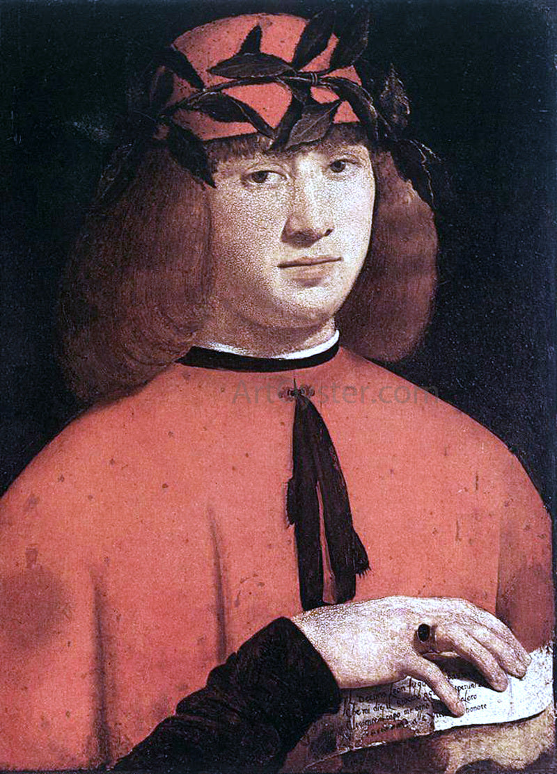  Giovanni Antonio Boltraffio Portrait of Gerolamo Casio - Hand Painted Oil Painting