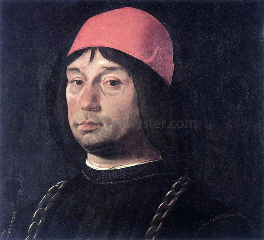 The Elder Lorenzo Costa Portrait of Giovanni Bentivoglio - Hand Painted Oil Painting