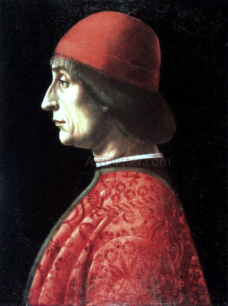  Vincenzo Foppa Portrait of Giovanni Francesco Brivio - Hand Painted Oil Painting